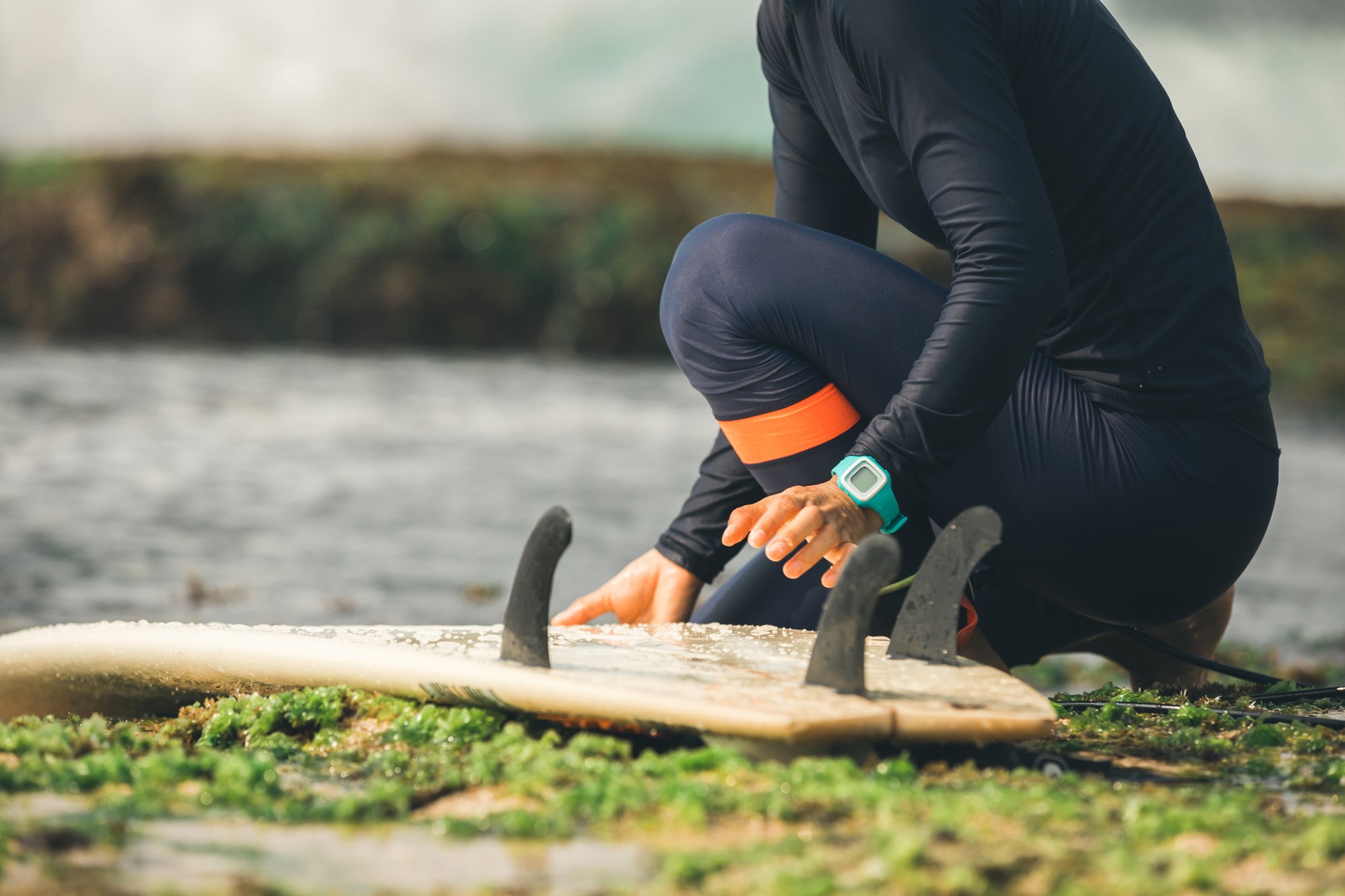 surf watch and surf board