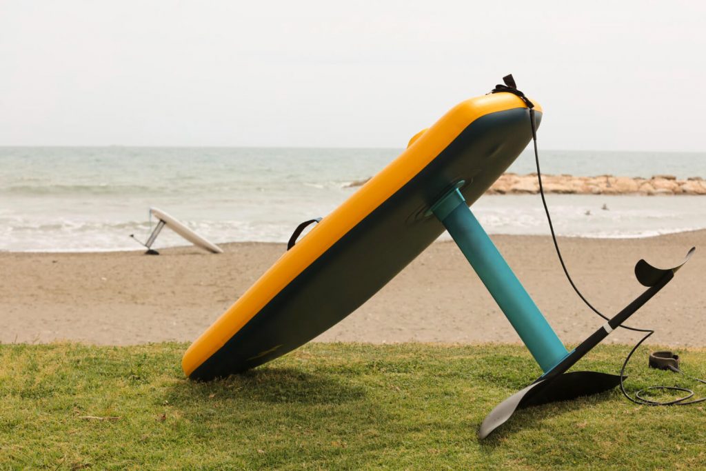 yellow foildboard